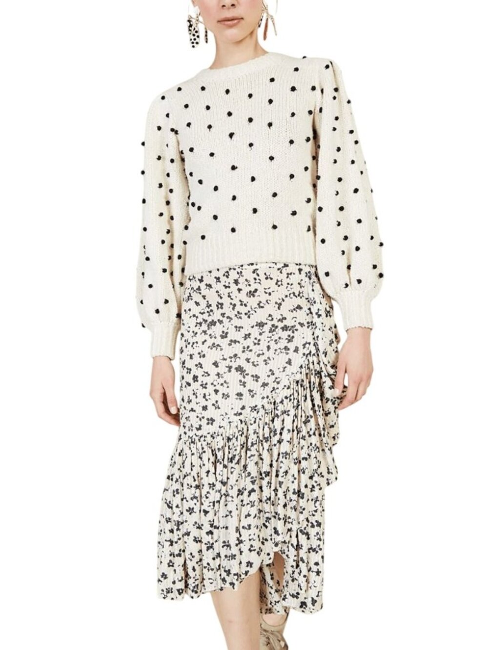 Ulla Johnson Gretchen Skirt, Blush, Silk, Size 4 $425 retail
